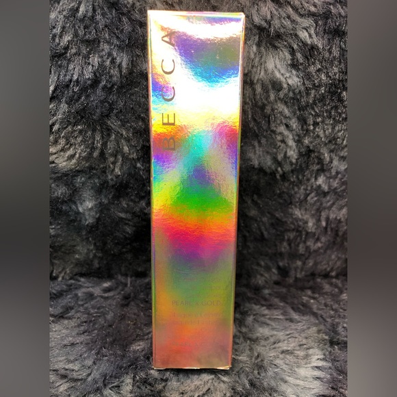 NIB -PEARL X GOLD- Becca Liquid Crystal Lip Topper Glow Gloss - Picture 2 of 8